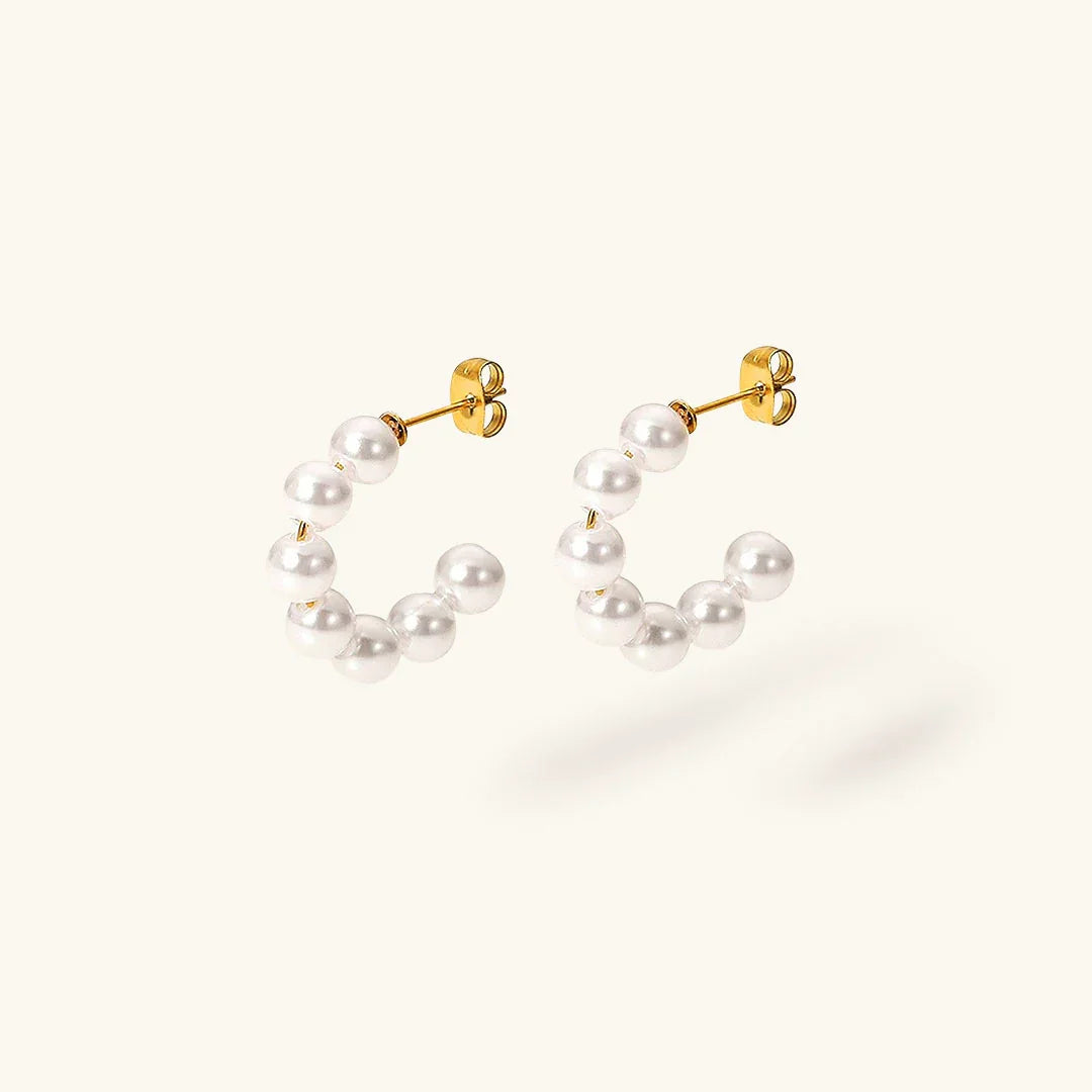 [GALE]Nina Pearl Earrings