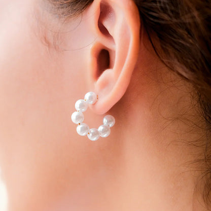 [GALE]Nina Pearl Earrings