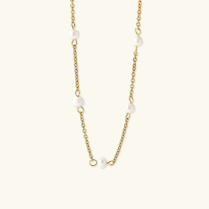 [GALE]Nora Gold Pearl Necklace