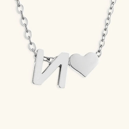 [GALE]Ria Initial Letter Gold Necklace