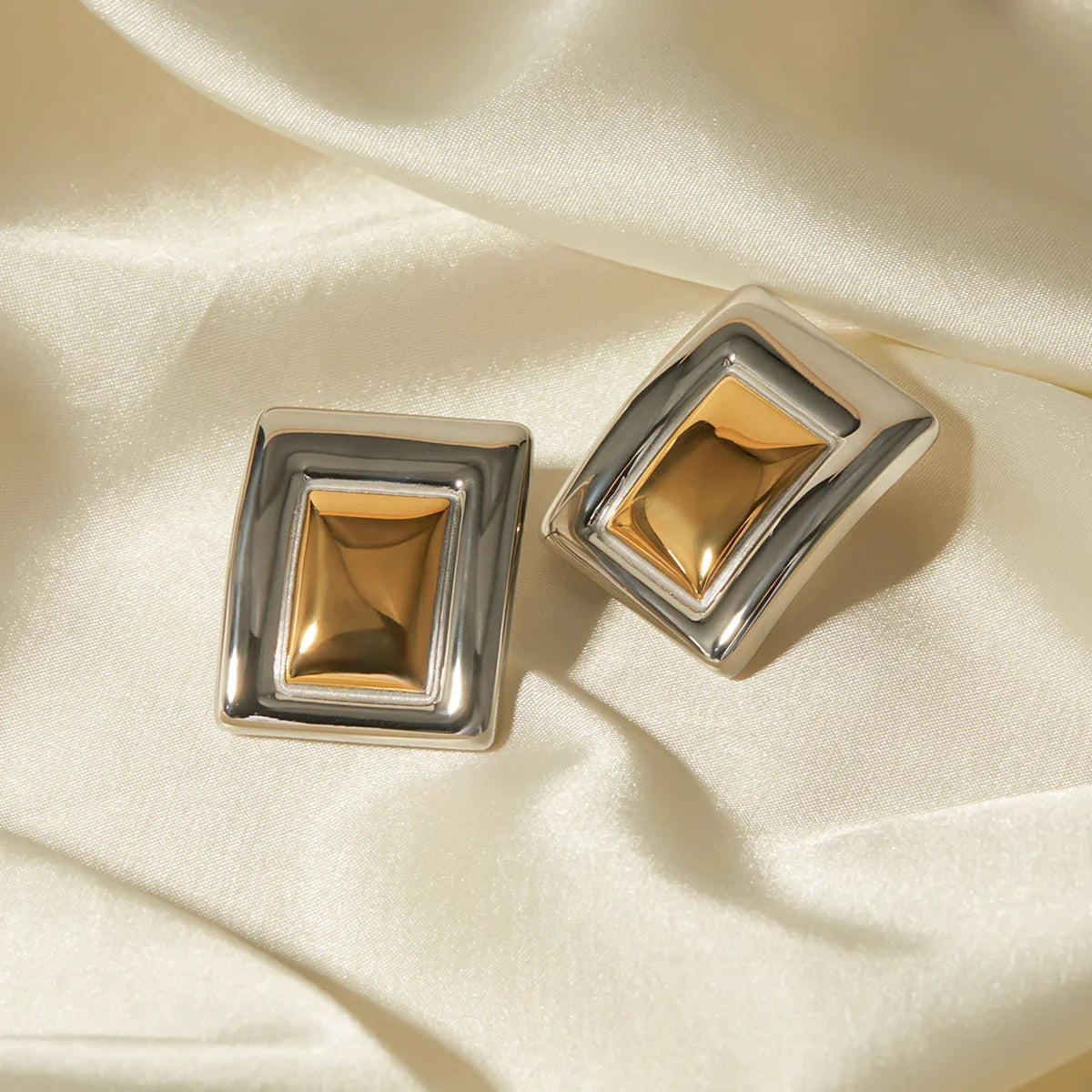 [GALE]Jocelyn Two Tone Earrings