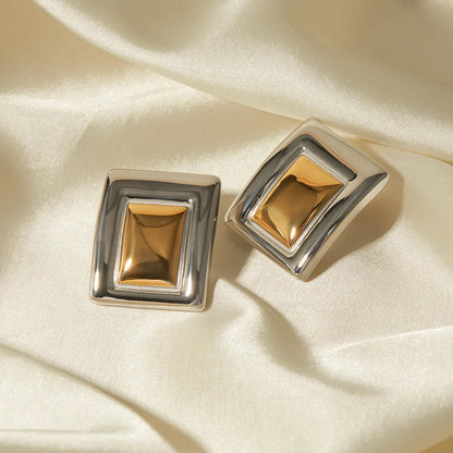 [GALE]Jocelyn Two Tone Earrings