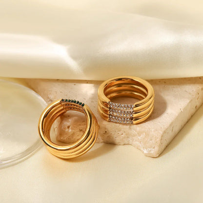 [GALE]Serenity Diamond Gold Ring