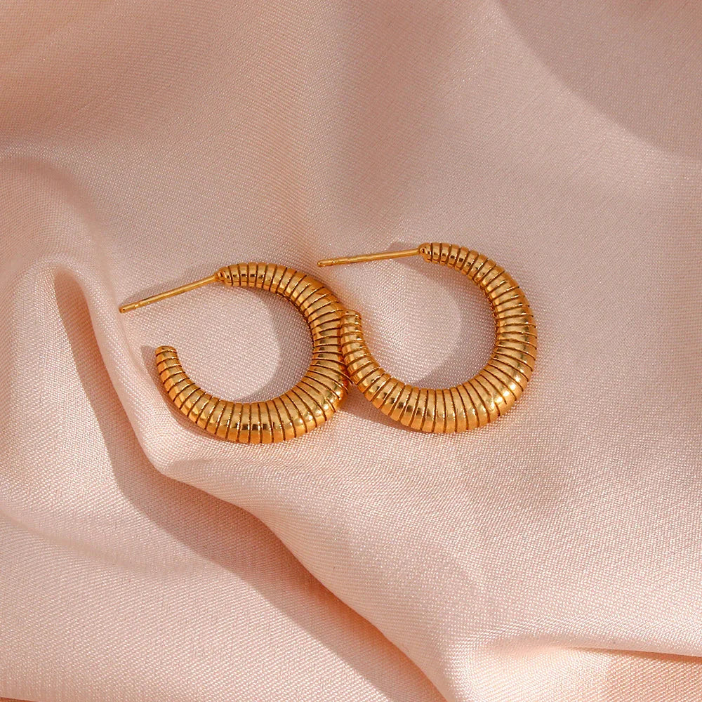 [GALE]Bailey Hoop Earrings