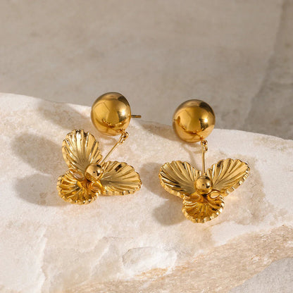 [GALE]Andrea Gold Earrings