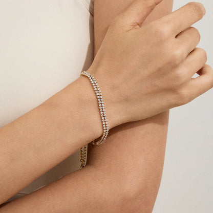 [GALE]Florabelle Double Tennis Bracelet