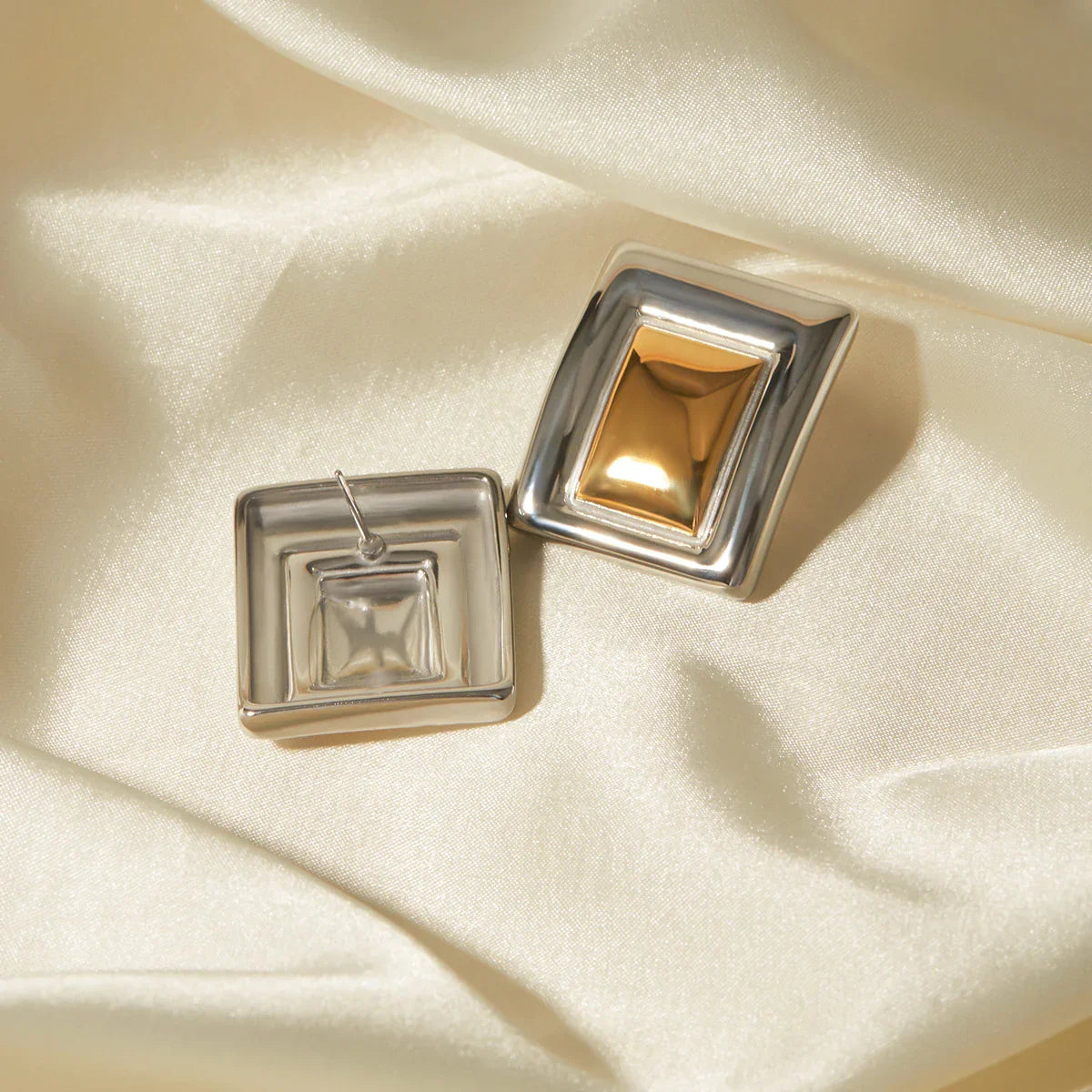 [GALE]Jocelyn Two Tone Earrings