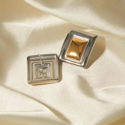 [GALE]Jocelyn Two Tone Earrings