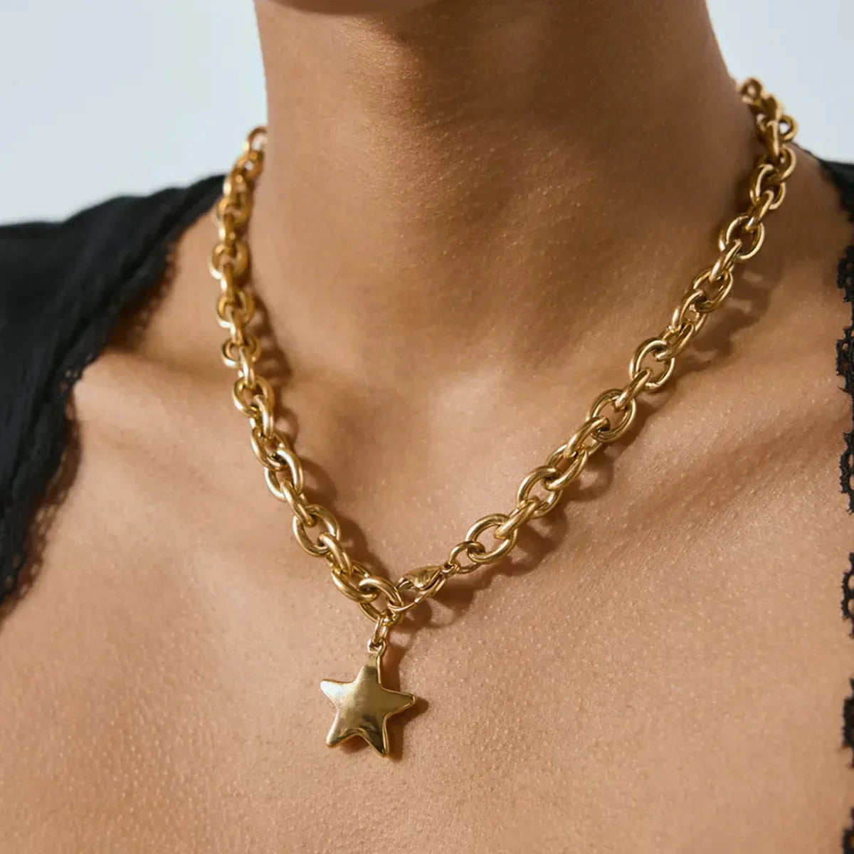 [GALE]Stellaria Gold Star Pendant