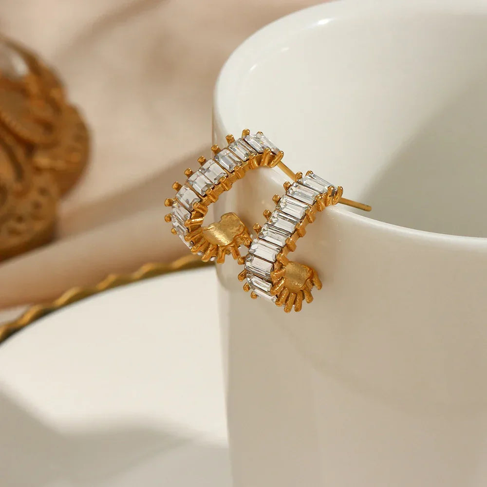 [GALE]Agnes Diamond Earrings