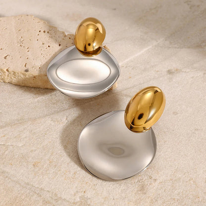 [GALE]Destiny Chunky Gold Drop Earrings