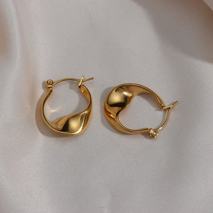 [GALE]Esti Irregular Hoop Earrings
