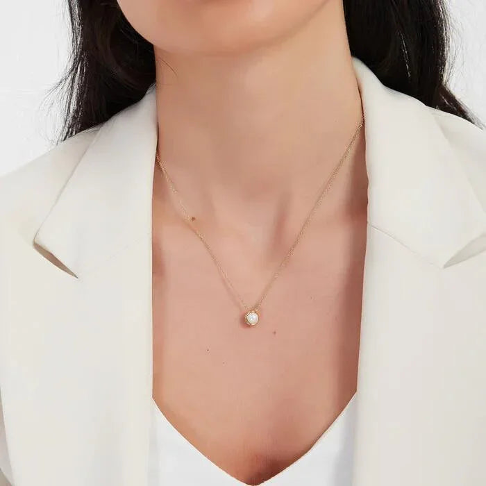 [GALE]Nancy Freshwater Pearl Necklace