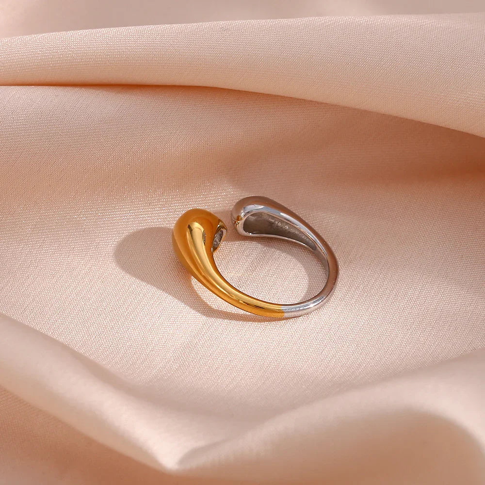 [GALE]Seren Two Tone Gold Ring