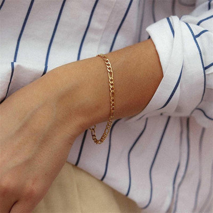 [GALE]Saturn Gold Chain Bracelet