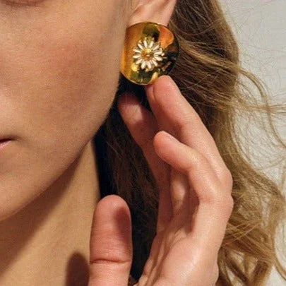 [GALE]Georgiana Gold Earrings