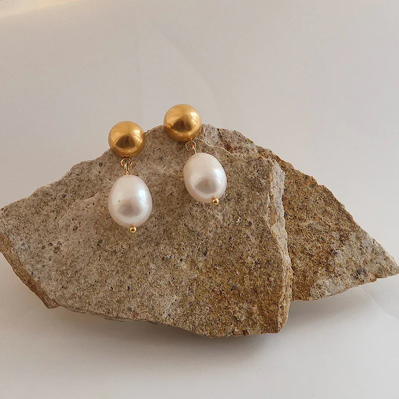 [GALE]Cornelia Freshwater Pearl Earrings