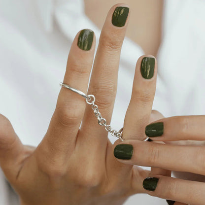 [GALE]Bridget Chain Stacked Ring