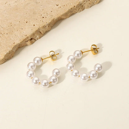 [GALE]Nina Pearl Earrings