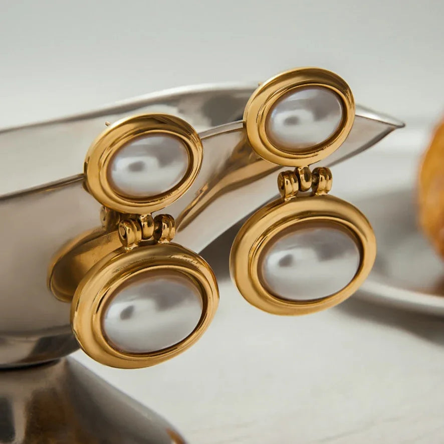 [GALE]Winnie Freshwater Pearl Earrings