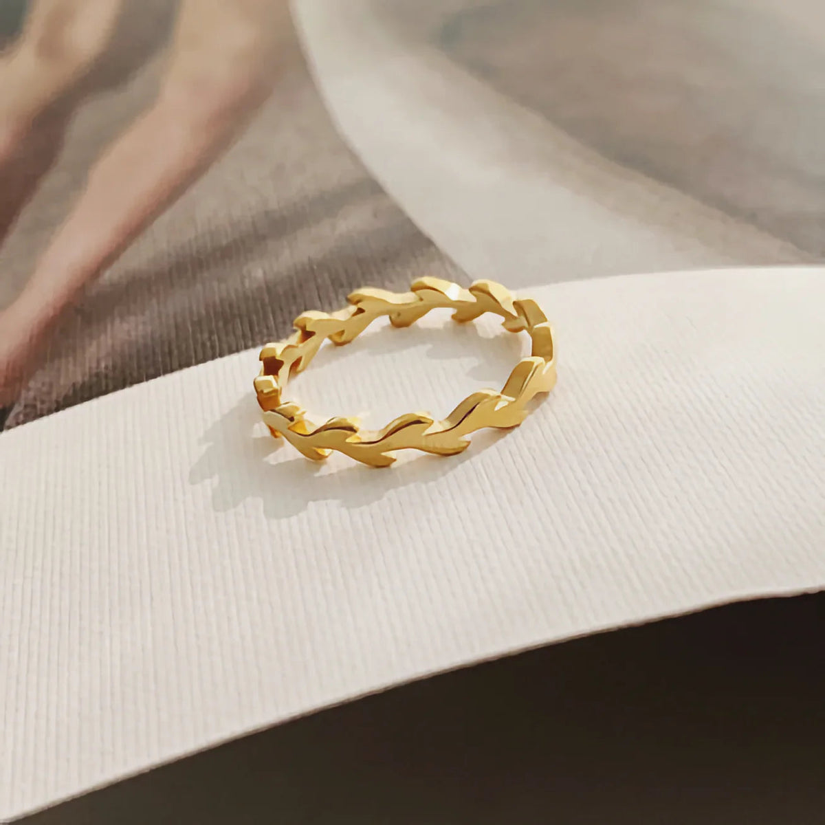 [GALE]Rhea Golden Vine Ring