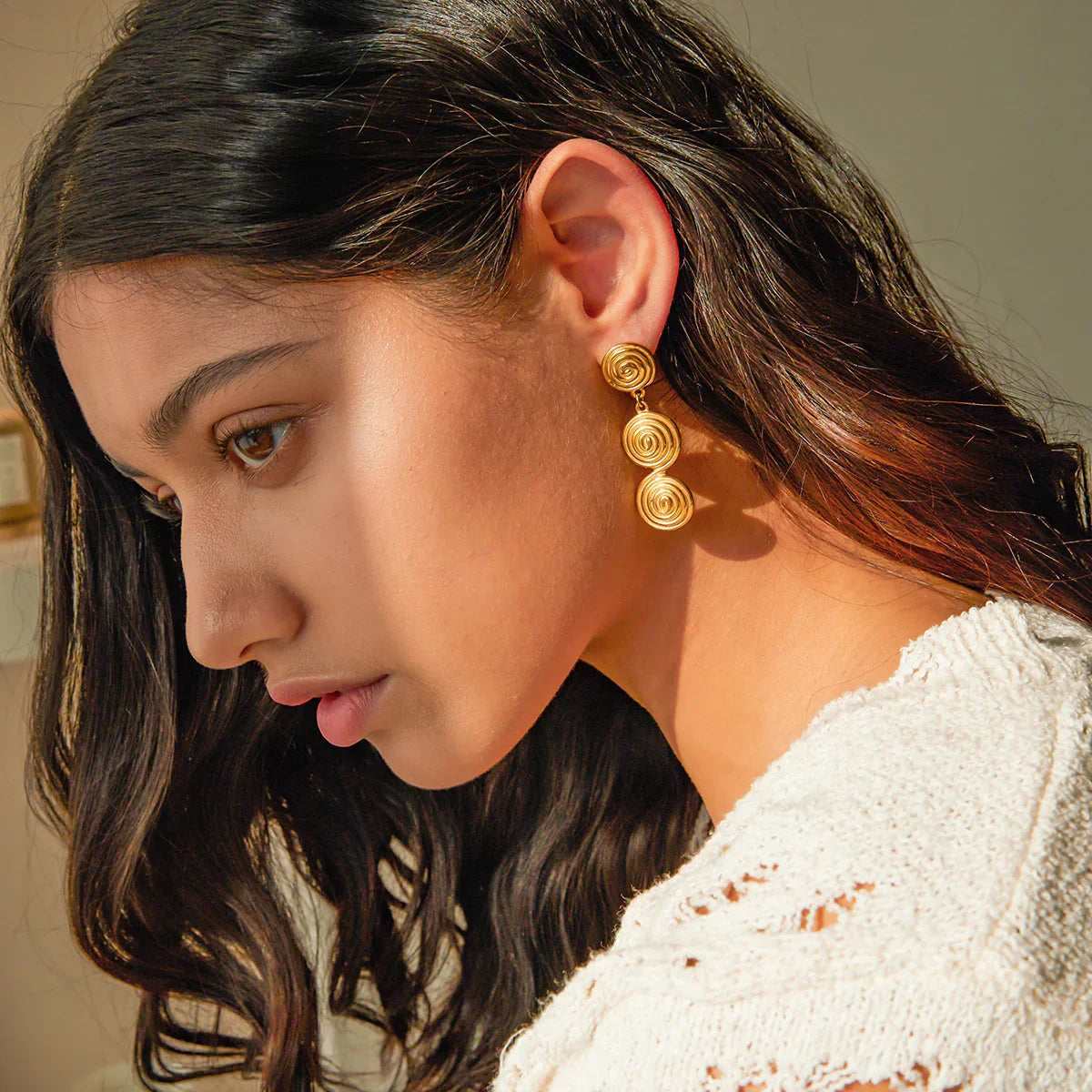 [GALE]Marielle Gold Earrings
