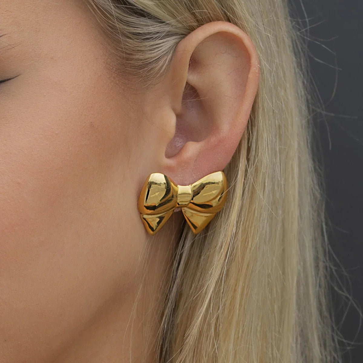 [GALE]Regina Bow Earrings