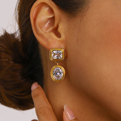 [GALE]Amanda Diamond Earrings