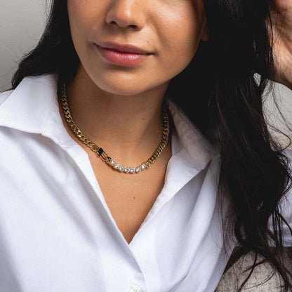 [GALE]Maelle Diamond Necklace