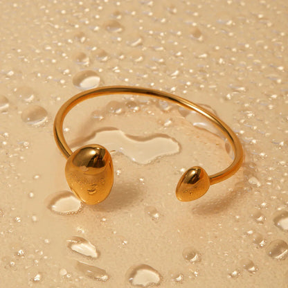 [GALE]Mallory Minimalist Gold Cuff