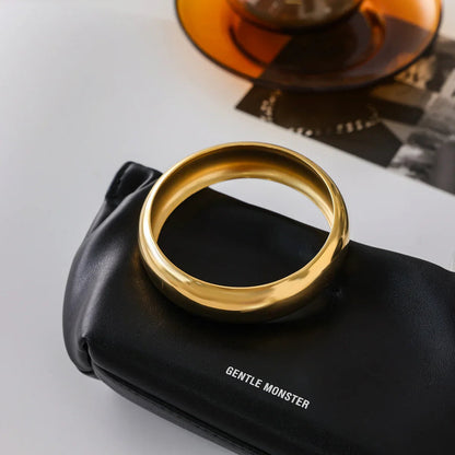 [GALE]Maelis Smooth Gold Bangle