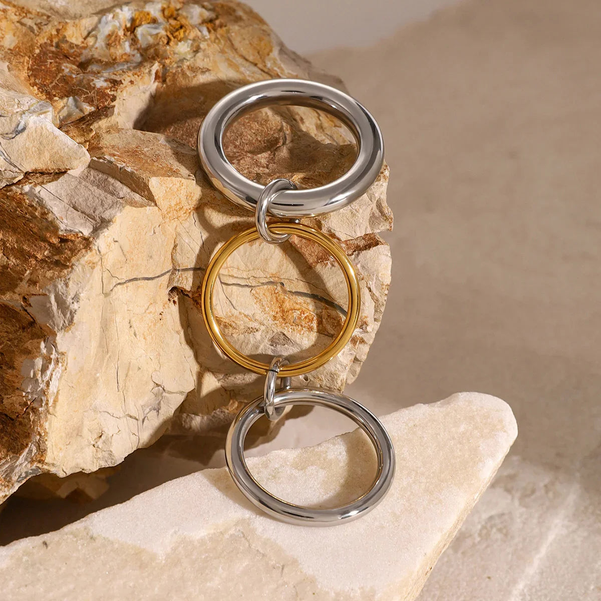 [GALE]Canaria Stacked Ring