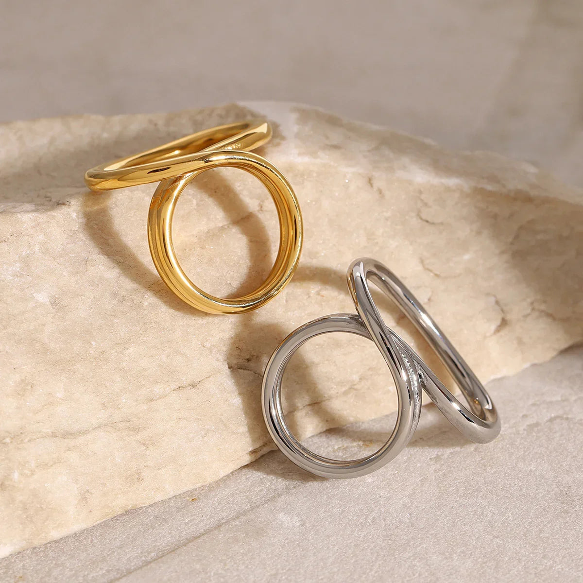 [GALE]Meri Contemporary Gold Ring