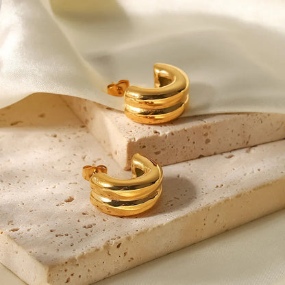 [GALE]Henrietta Gold Earrings