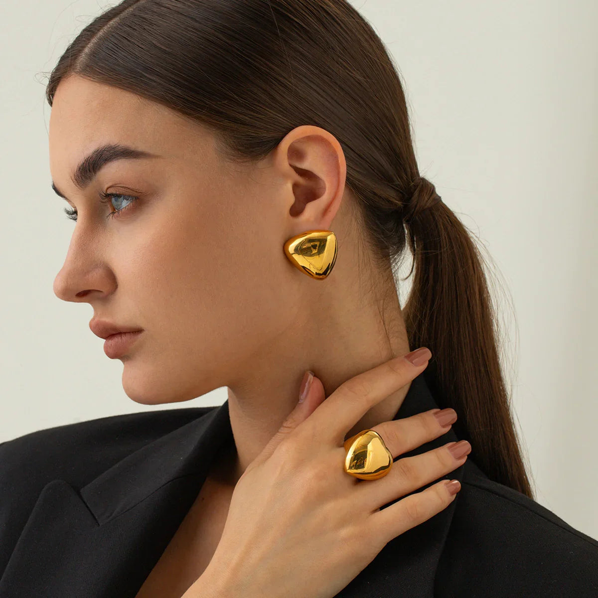 [GALE]Reagan Gold Earrings