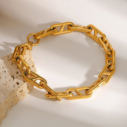 [GALE]Melissa Gold Chain Bracelet