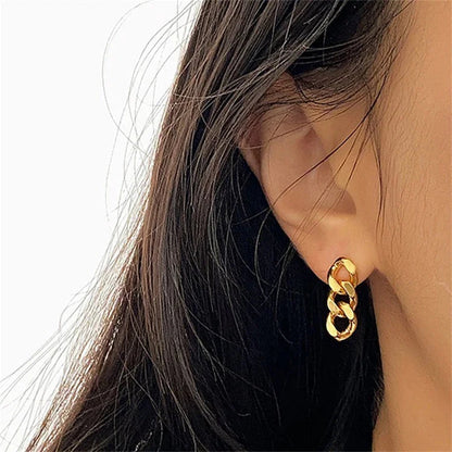 [GALE]Giselle Gold Chain Earring
