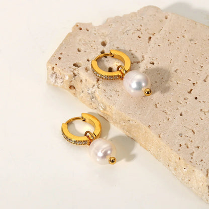 [GALE]Sara Pearl Earrings