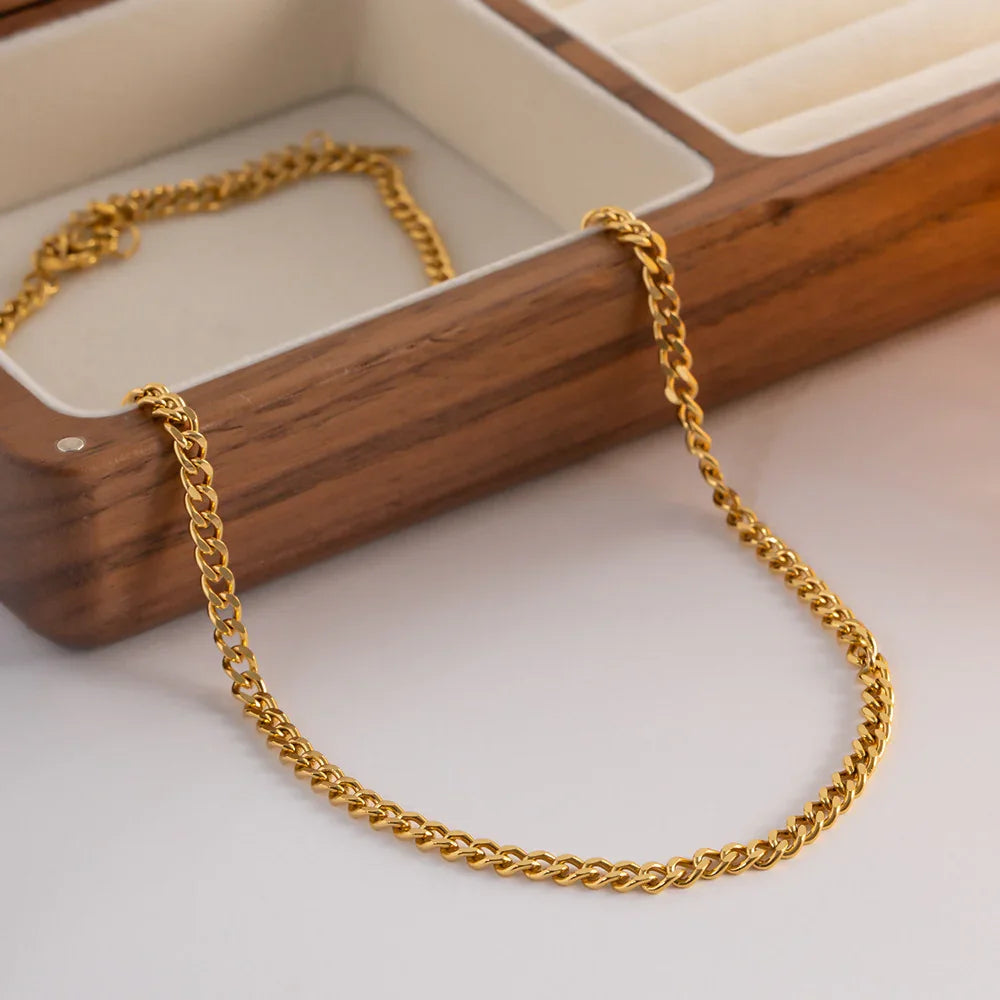 [GALE]Avana Gold Chain Necklace
