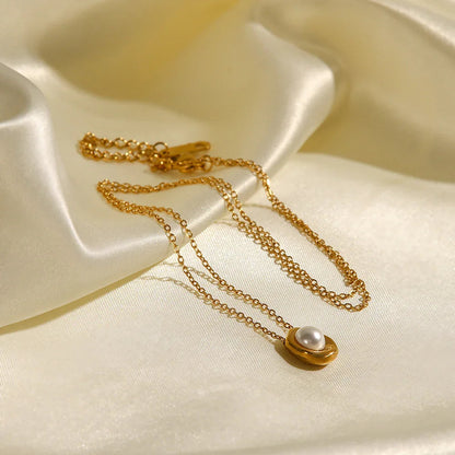 [GALE]Nancy Freshwater Pearl Necklace