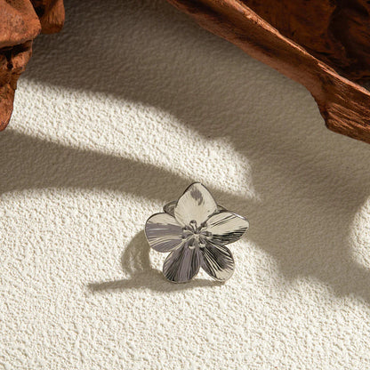 [GALE]Alina Silver Petal Ring