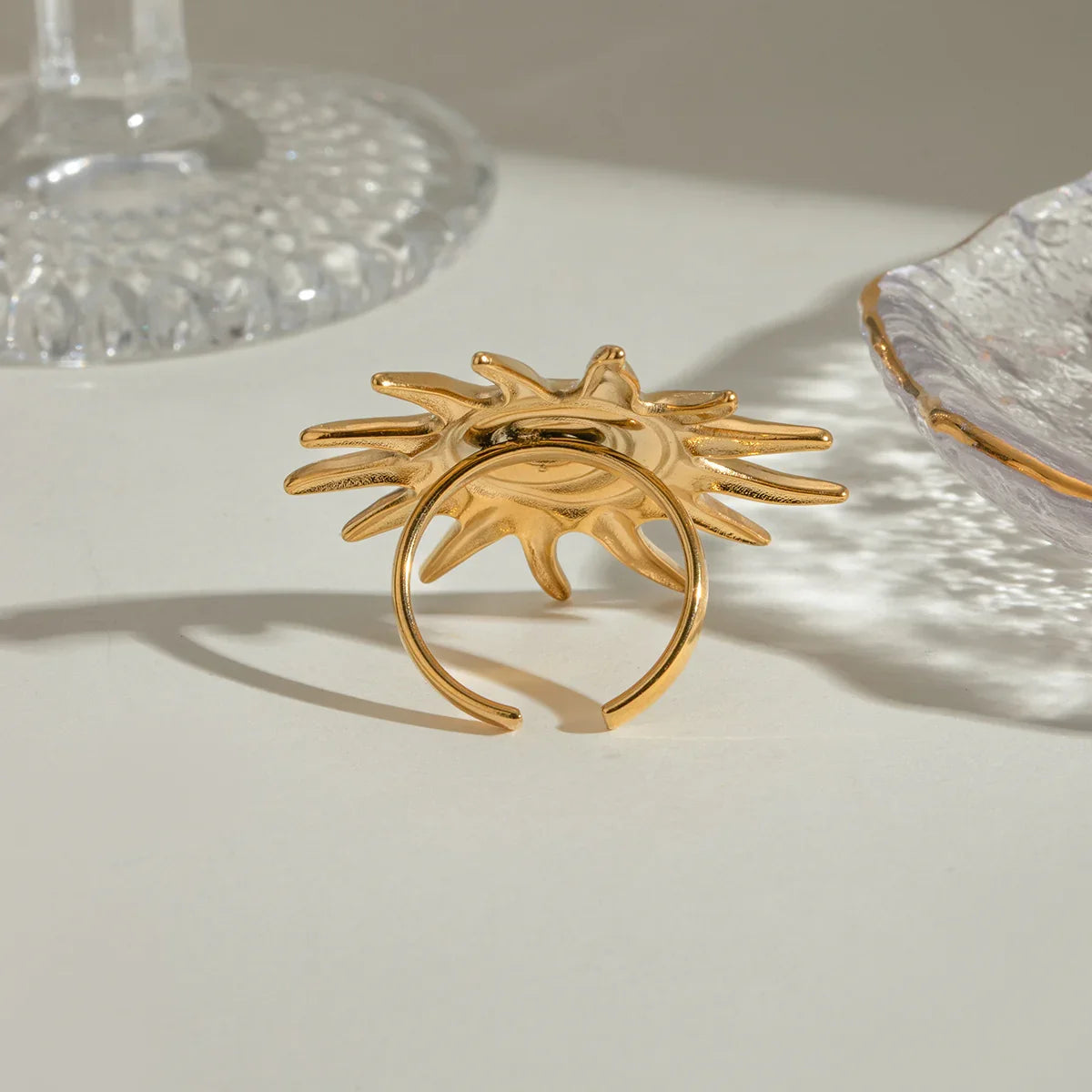 [GALE]Solstice Golden Sun Ring