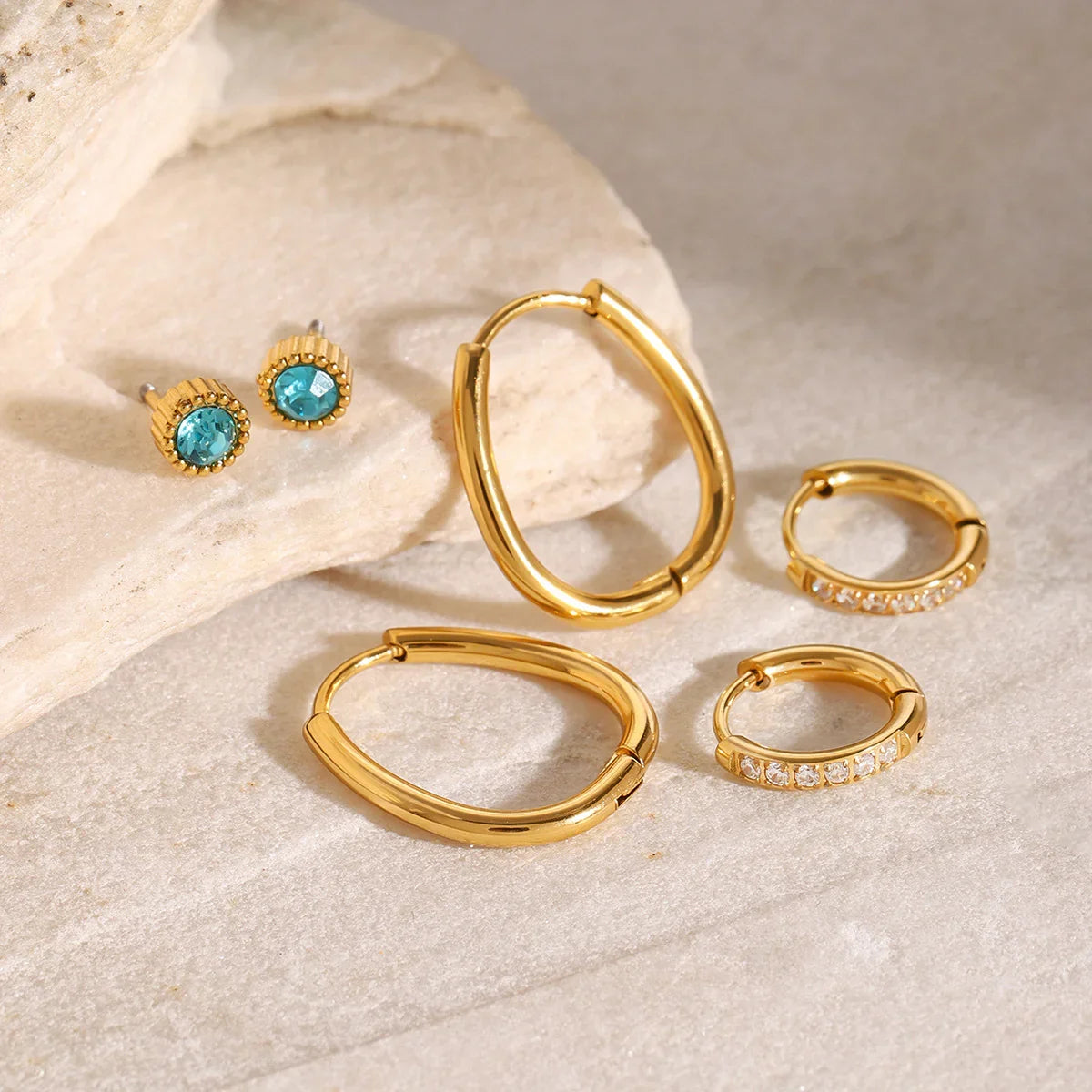 [GALE]Kylie Diamond Earring Bundle