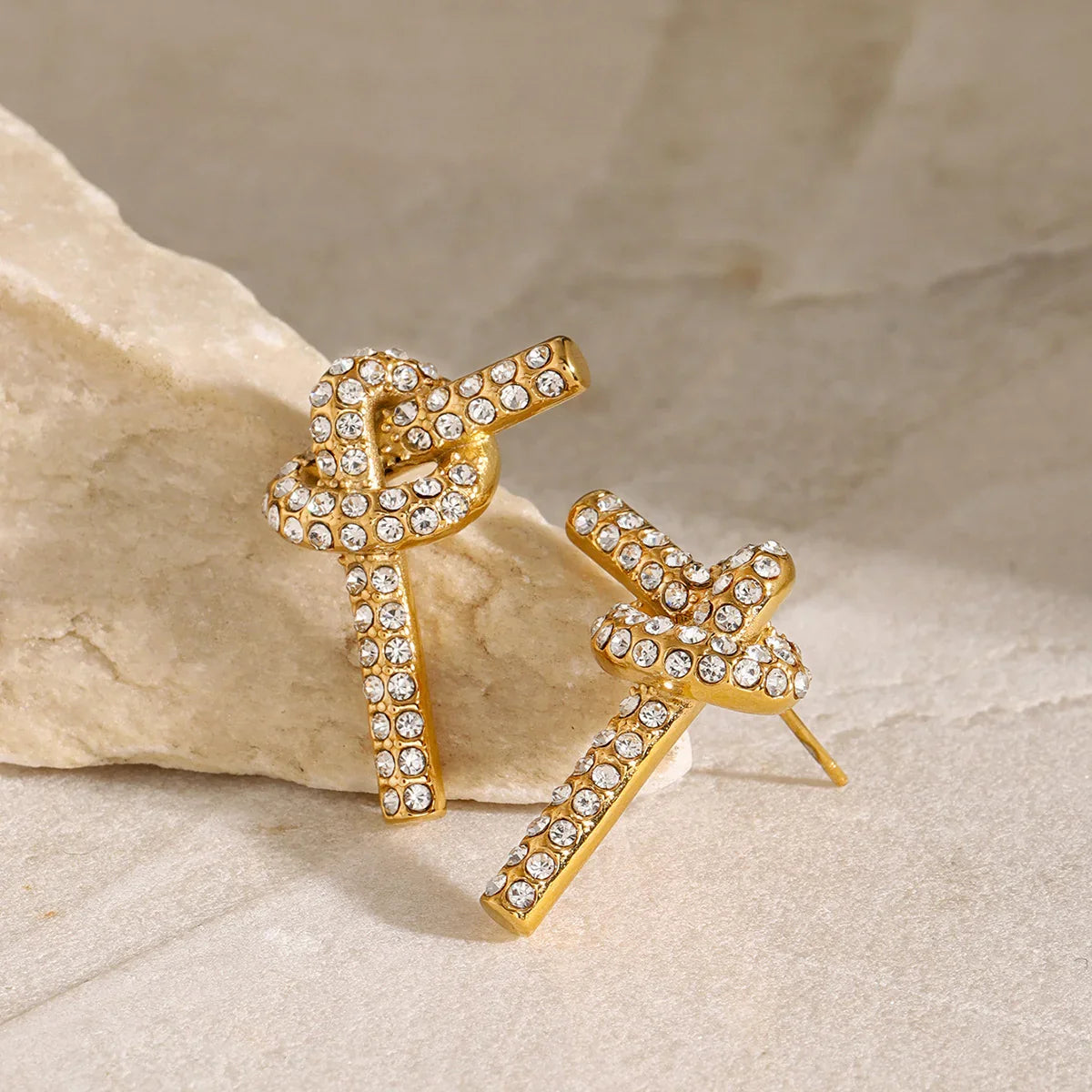 [GALE]Francesca Diamond Earrings