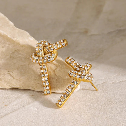 [GALE]Francesca Diamond Earrings
