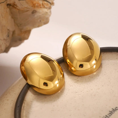 [GALE]Callista Gold Bean Earrings