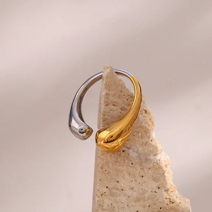 [GALE]Seren Two Tone Gold Ring