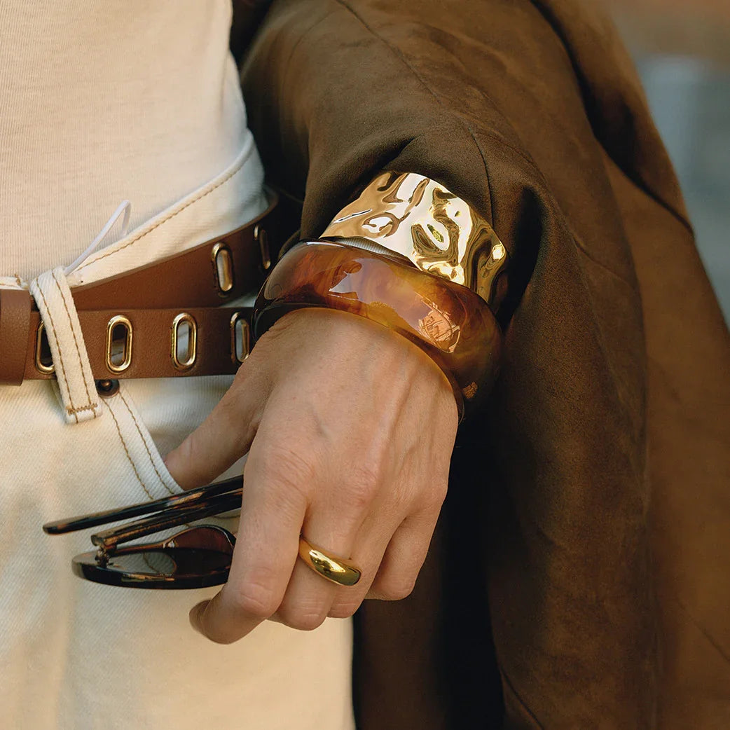 [GALE]Kaitlyn Chunky Acrylic Bangle