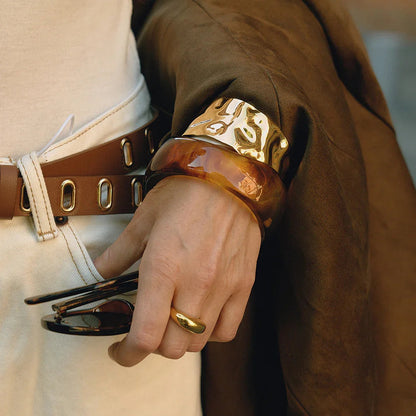 [GALE]Kaitlyn Chunky Acrylic Bangle