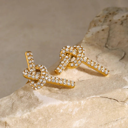 [GALE]Francesca Diamond Earrings